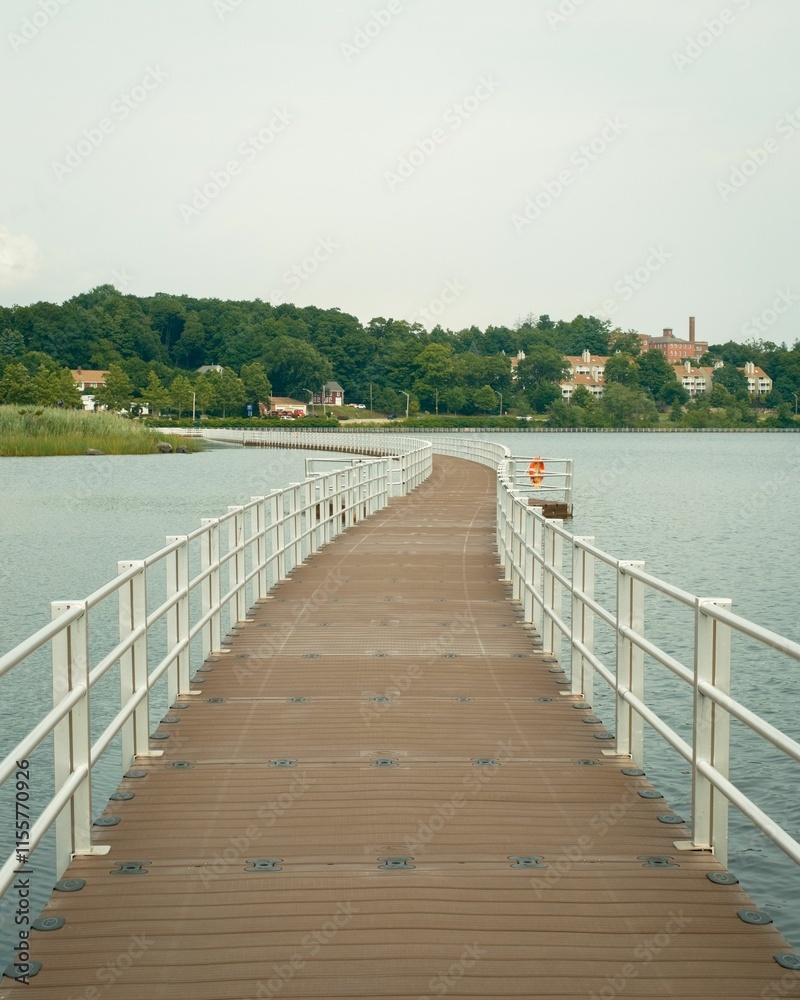 Williams Lake Boardwalk in Marlborough, Massachusetts Williams Lake Boardwalk in Marlborough, Massachusetts