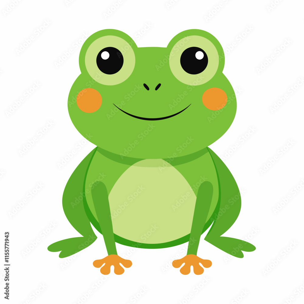 frog with a smile frog with a smile