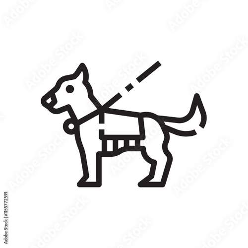 Dog illustration vector