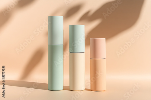 Wallpaper Mural Minimalistic beauty product display Torontodigital.ca