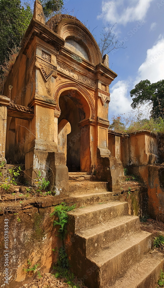 Fototapeta premium Afternoon Under the bright sun the Royal Tombs of _002