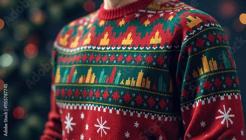Data Graph Christmas Sweater