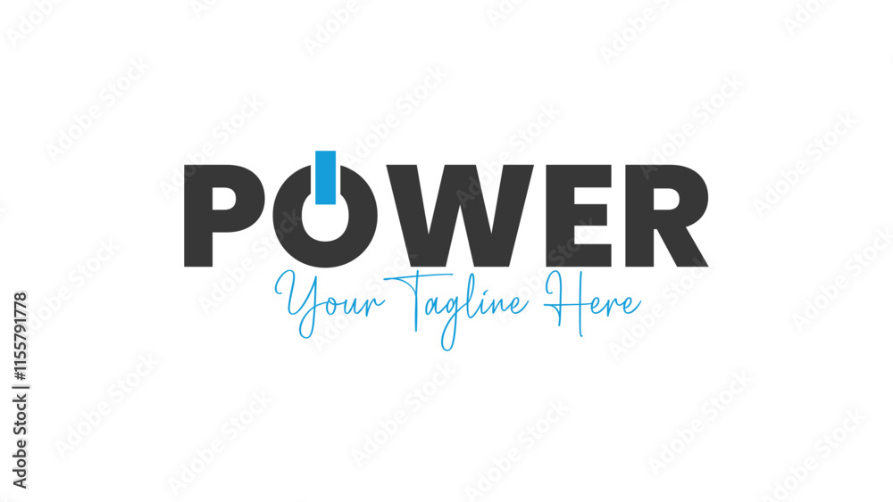 Fototapeta premium POWER LOGO