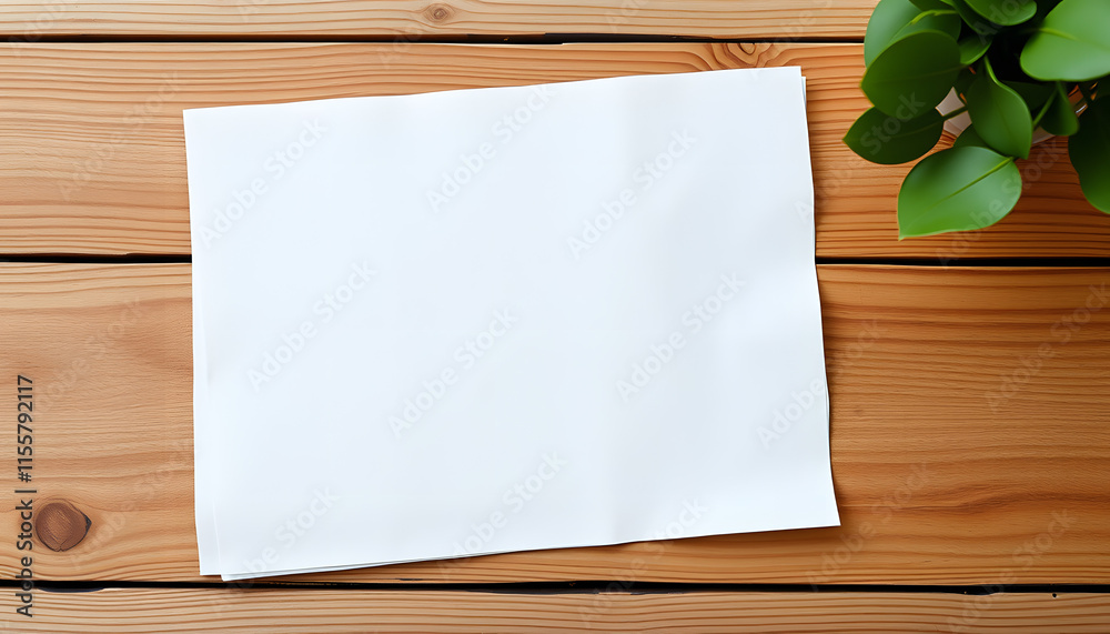 Paper napkin on wooden table close up top view mock up for design. Place for text, pixel art. isolated with white shades Paper napkin on wooden table close up top view mock up for design. Place for text, pixel art. isolated with white shades