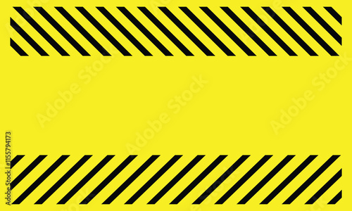 Warning yellow black diagonal stripes line. Safety stripe warning caution hazard danger road vector sign symbol. Vector illustration . EPS 20 . 