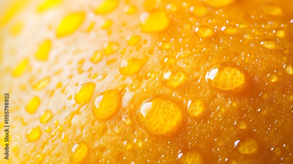 Golden surface texture with water droplets