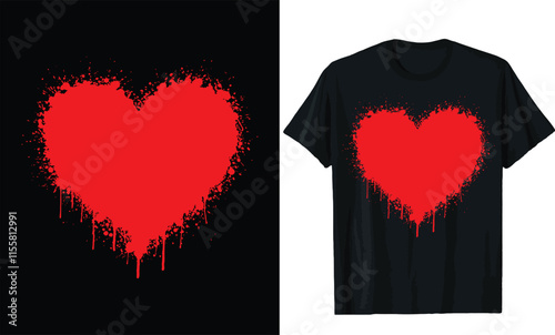 Love silhouette,valentines day t shirt design