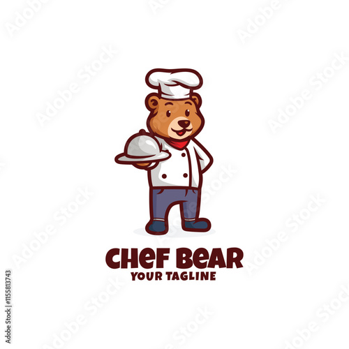 Bear Chef Mascot Logo