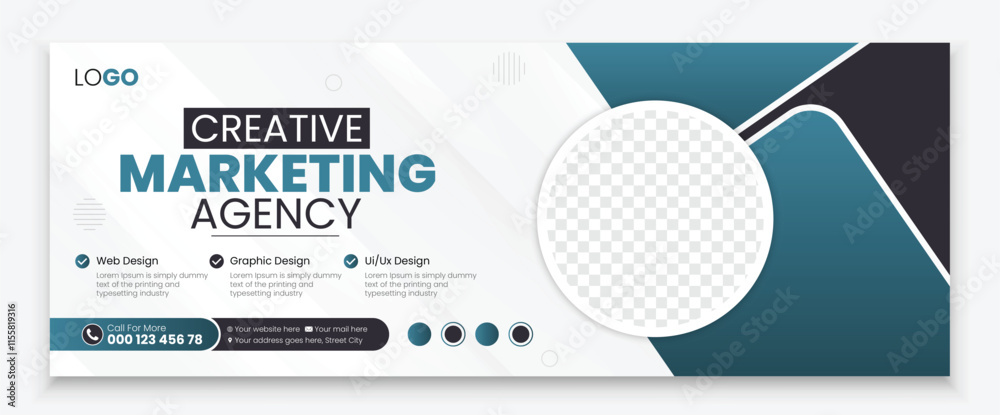Modern vector digital business marketing promotion Facebook cover design template, Business conference, webinar Facebook cover, business Facebook Cover Design, web banner Modern vector digital business marketing promotion Facebook cover design template, Business conference, webinar Facebook cover, business Facebook Cover Design, web banner