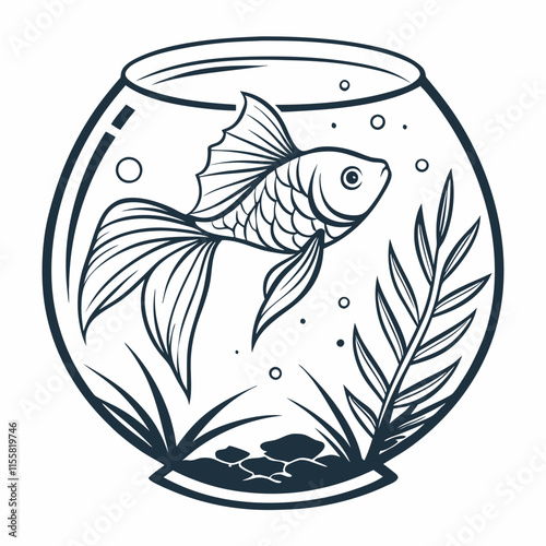 gold fish fishbowl glasses bowl water animal aquarium concept white tank swim underwater