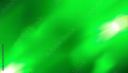 Vintage green motion blur abstract light leak overlay background with a dusty noise grain texture. Grunge style dusty overlay light leak background. Green light overlay, leak flare, light effect, Pa