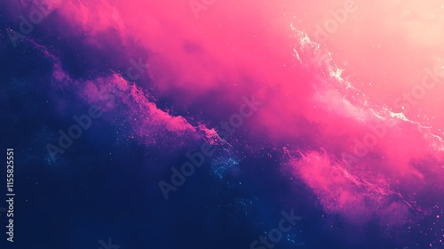 Neon grainy gradient combining bright cyan and hot pink, giving off a bold retro-futuristic vibe.