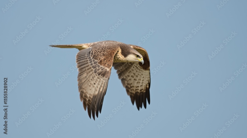 Fototapeta premium Majestic Falcon in Flight