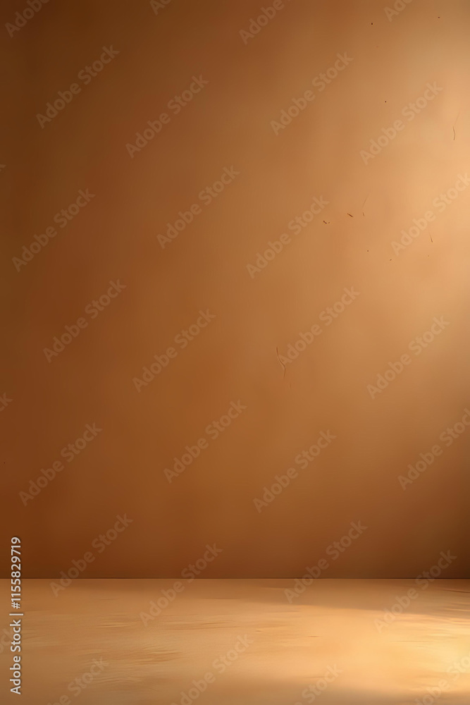 3d Studio background with soft light brown 3d Studio background with soft light brown