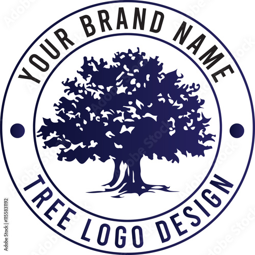 abstract root tree logo vector illustration design, family tree logo design