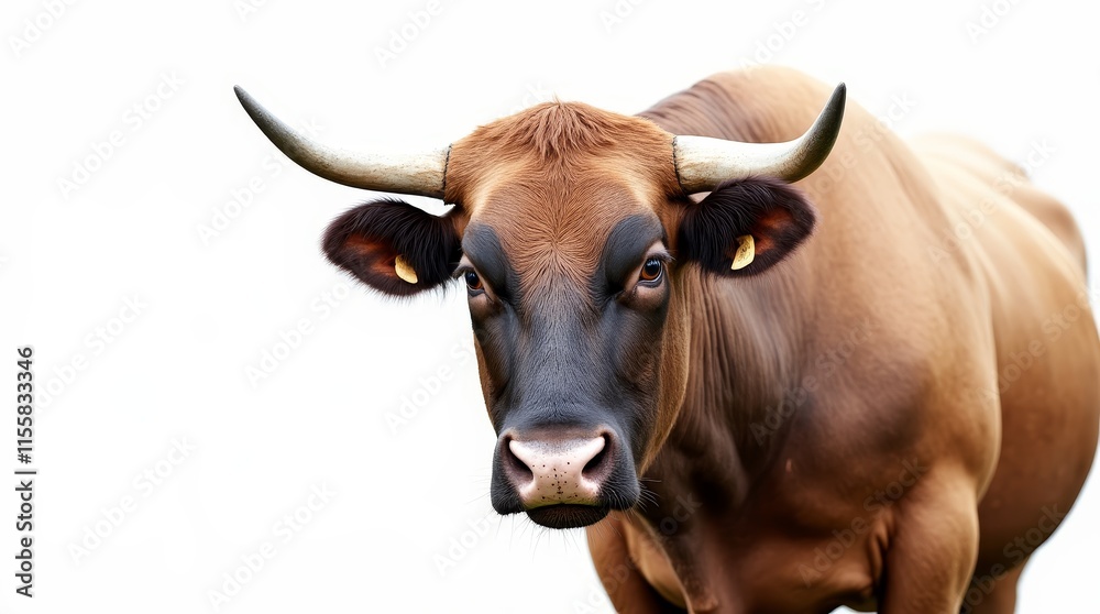 Close-up Portrait of a Bull Close-up Portrait of a Bull