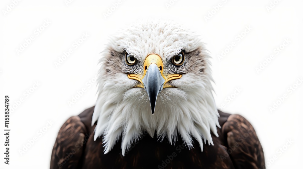 Fototapeta premium Close-Up Portrait of a Majestic Eagle