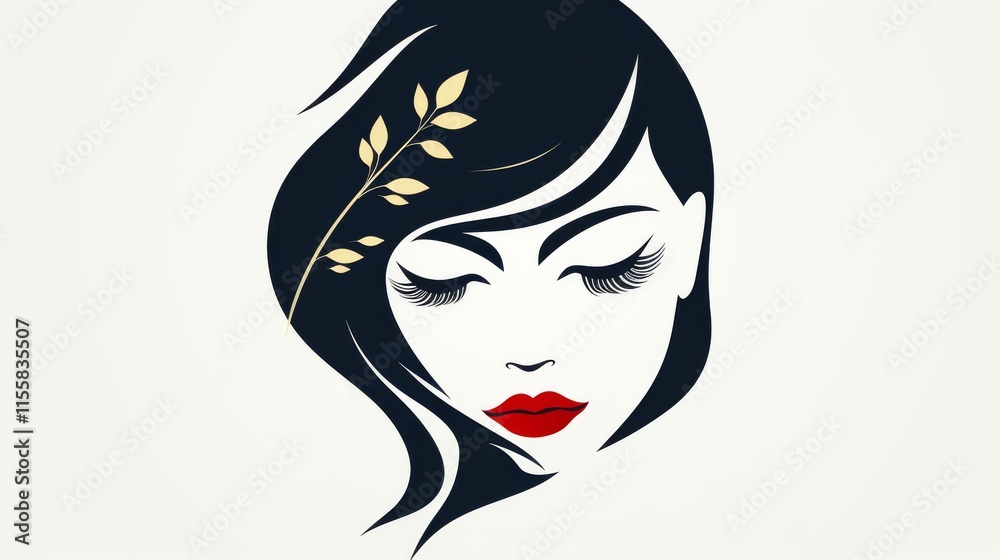 A logo for A cosmetics business owner. you can incorporate an element of cosmetics such as a woman's face A logo for A cosmetics business owner. you can incorporate an element of cosmetics such as a woman's face