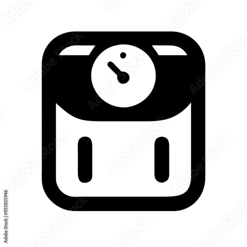 bathroom scale icon design