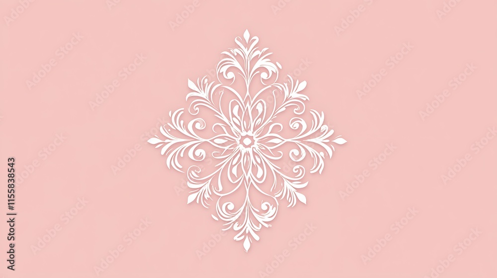 Create an elegant logo with a delicate floral pattern that forms a symmetrical design Create an elegant logo with a delicate floral pattern that forms a symmetrical design