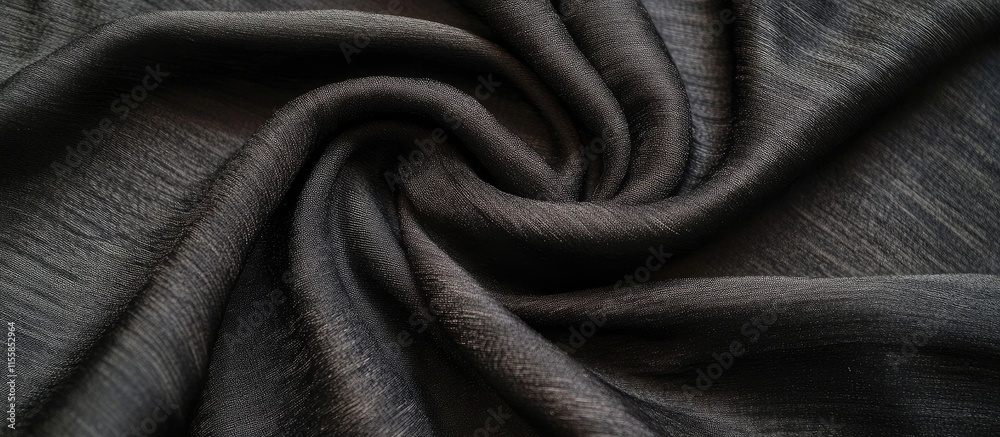 Elegant Black Silk Fabric Texture Background for Graphic Design High Resolution Blank Space for Text Placement Elegant Black Silk Fabric Texture Background for Graphic Design High Resolution Blank Space for Text Placement