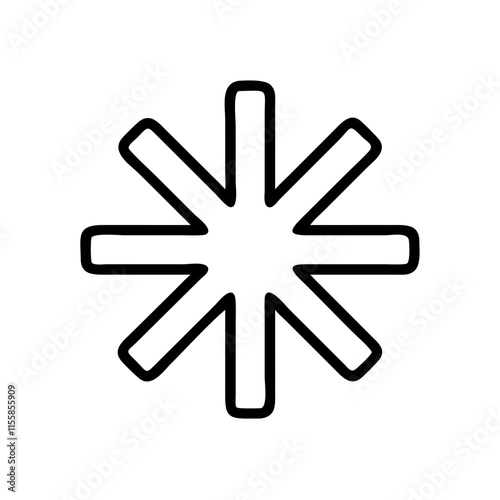 asterisk icon design