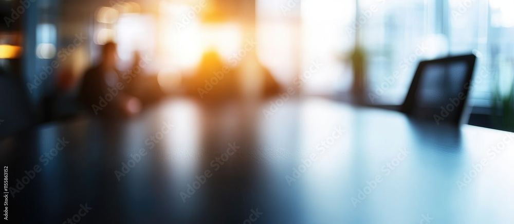 Blurred businessmen in a modern office setting with bokeh effect emphasizing collaboration in holistic healthcare and finance themes Blurred businessmen in a modern office setting with bokeh effect emphasizing collaboration in holistic healthcare and finance themes