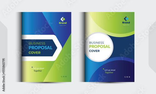 Corporate Business Proposal Catalog Cover Design Template