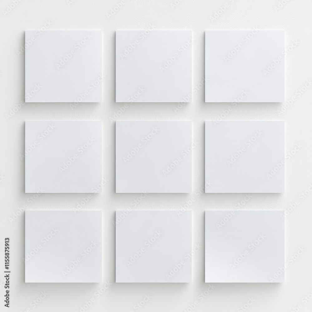 Empty Sticky Notes with Adhesive Backing for Personalized Messages and Memos
