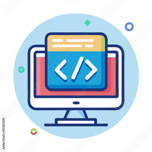 coding icon design