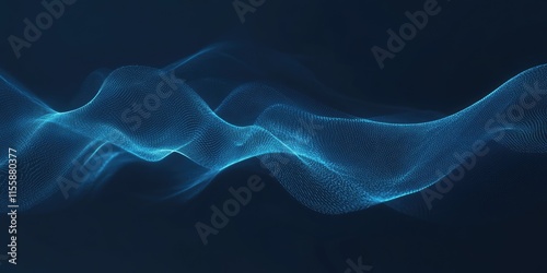 Tranquil Blue Waves: A Gentle Background Evoking Calmness and Relaxation