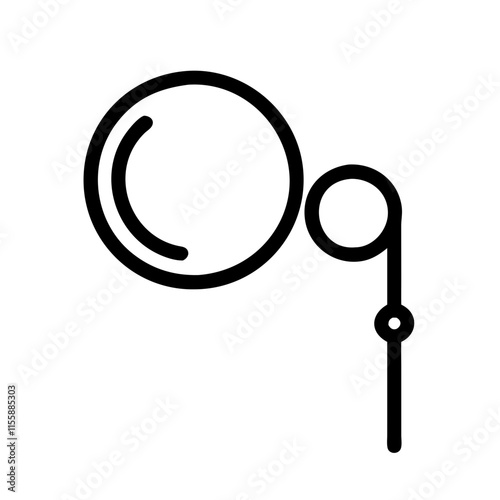monocle icon design
