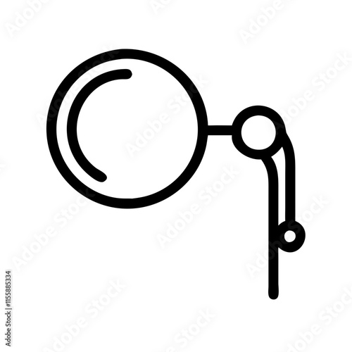 monocle icon design