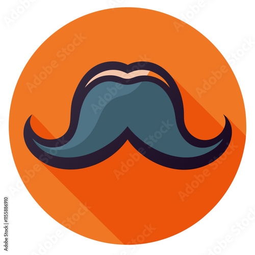 mustache icon design