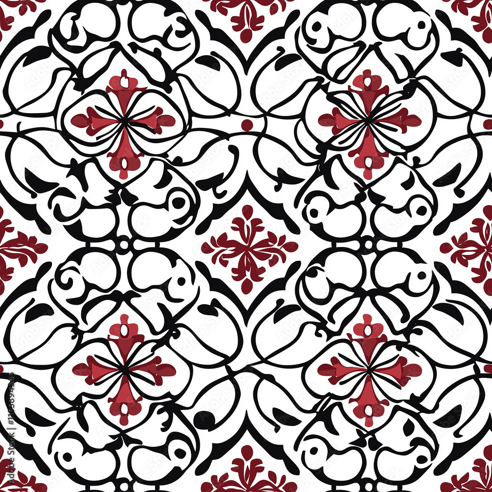 Cultural celebration of arabic seamless patterns art gallery textile design contemporary environment aesthetic viewpoint rich cultural heritage