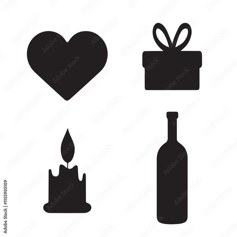 valentine day icon vector valentine day icon vector