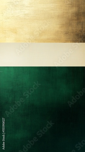 Elegant Gold and Emerald Green Textured Background - Made with Generative AI