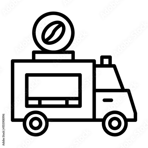 Coffee Truck Icon