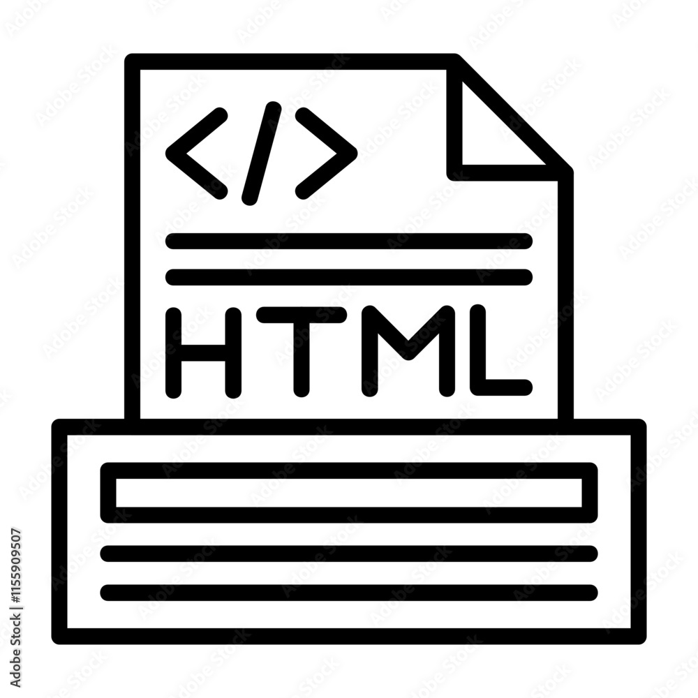 Html File Icon Html File Icon
