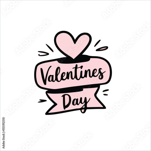  valentines day card with heart