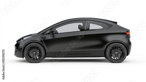 Eco-Friendly Compact Electric Hatchback Car Design