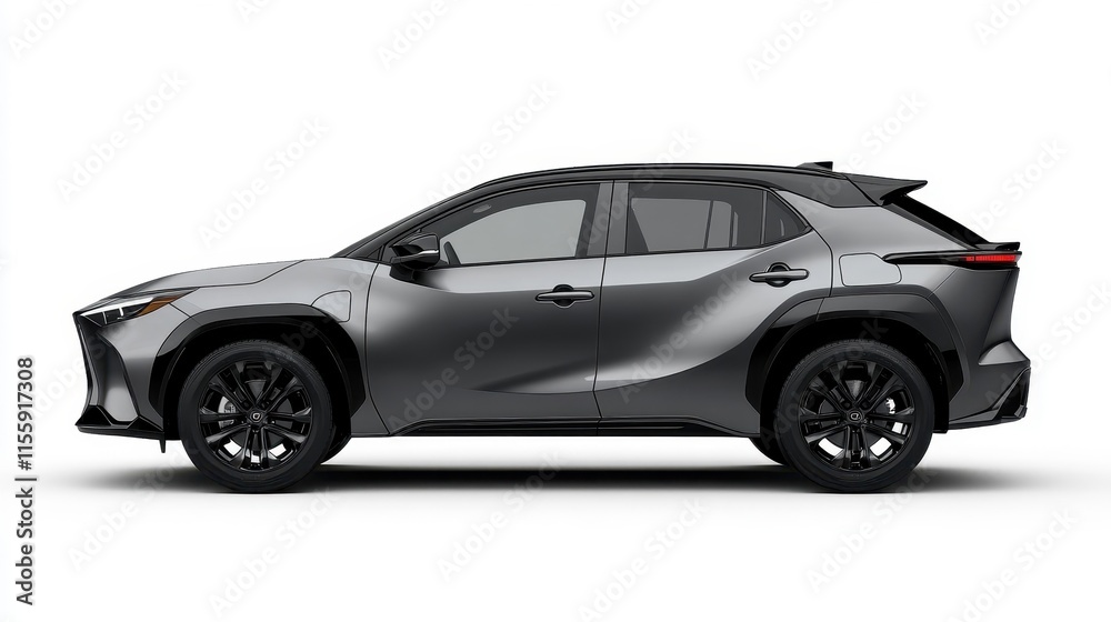 Stylish Futuristic Crossover with Matte Grey Finish Stylish Futuristic Crossover with Matte Grey Finish