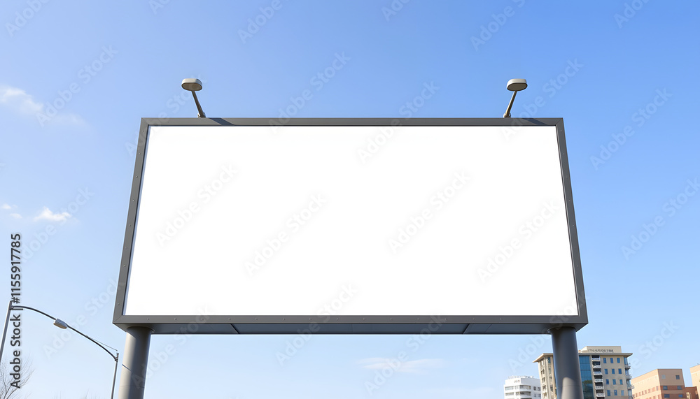 Blank billboard sign mockup in the urban environment, clear sky, empty space to display your advertising or branding campaign, clipart style. isolated with white shades Blank billboard sign mockup in the urban environment, clear sky, empty space to display your advertising or branding campaign, clipart style. isolated with white shades