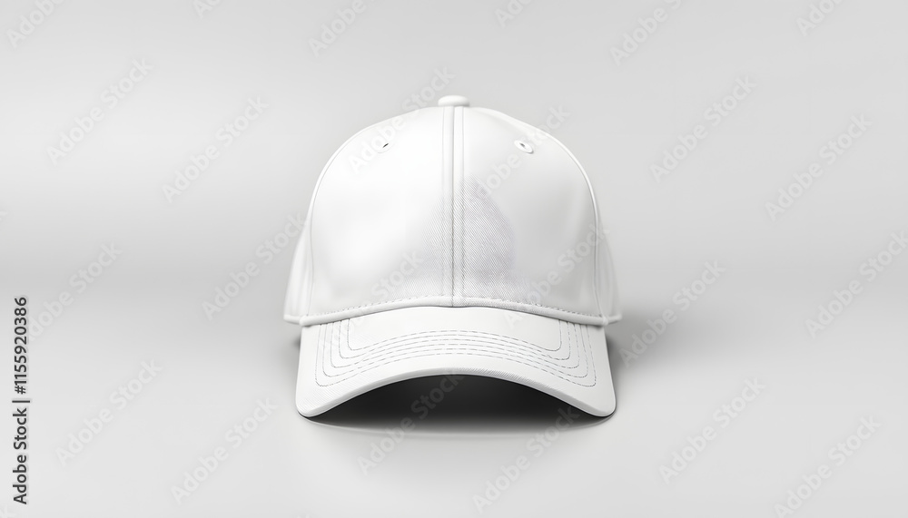 White and black baseball caps mockup on a grey background, front view, Dreamy. isolated with white shades White and black baseball caps mockup on a grey background, front view, Dreamy. isolated with white shades