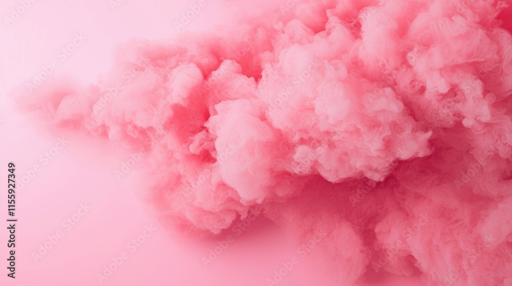 Soft Pink Clouds on Light Pink Background for Creative Projects Soft Pink Clouds on Light Pink Background for Creative Projects