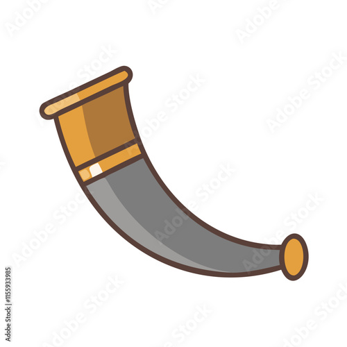 hunting horn icon design