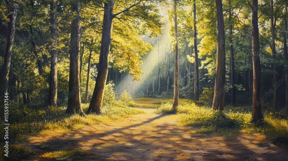 Sunlight outdoors woodland nature. Sunlight outdoors woodland nature.
