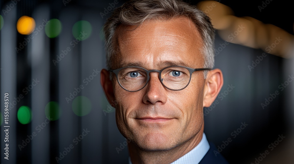 A man in a suit and tie wearing glasses A man in a suit and tie wearing glasses