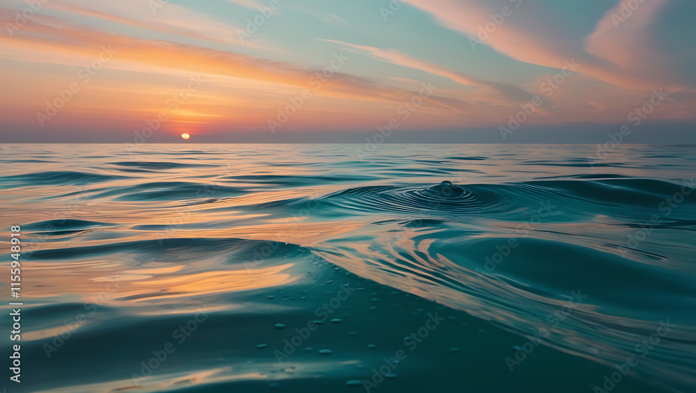 Obraz premium sunset over the sea