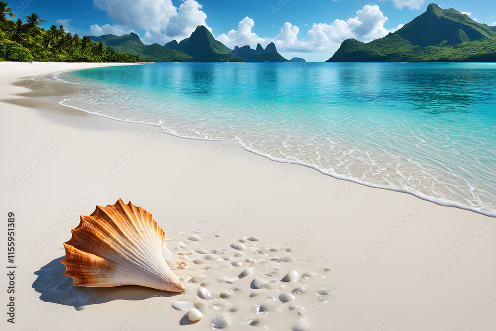 Sunset on a tropical beach with palm trees, Generated by ai
Sunset on a tropical beach with palm trees, Generated by ai